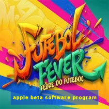 apple beta software program